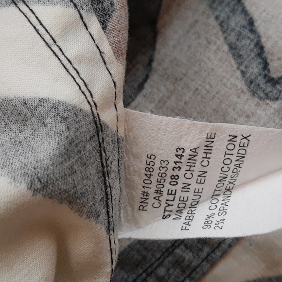 2 For $13/ Cotton Floral Patterned Blouse Size S - Picture 5 of 5